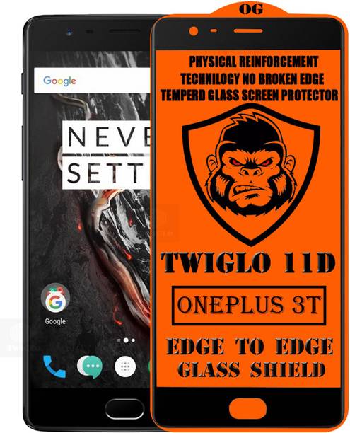 TWIGLO Edge To Edge Tempered Glass for OnePlus 3T