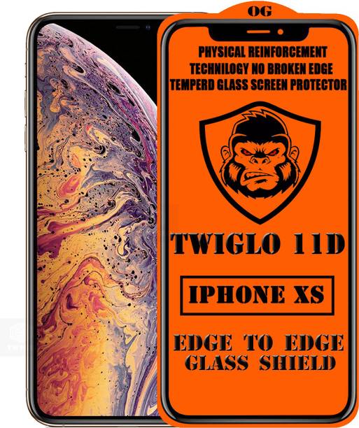 TWIGLO Edge To Edge Tempered Glass for Apple iPhone XS