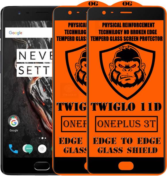 TWIGLO Edge To Edge Tempered Glass for OnePlus 3T
