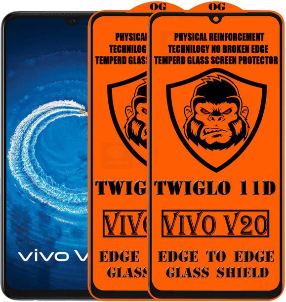 TWIGLO Edge To Edge Tempered Glass for VIVO V20