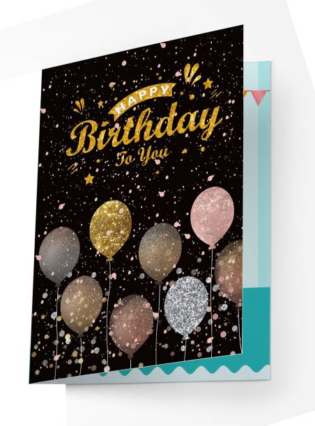 Gaurangi Happy Birthday Printed Greeting Card- Birthday card for Boyfriend- Greeting Card