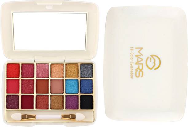 MARS 18 Color Eye shades Velvety Eyeshadow-EP03-01 (Multicolor, 12g) 12 g
