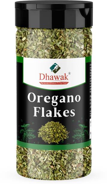 Dhawak Dried Oregano Flakes |Oregano Leaves [Jar Pack]