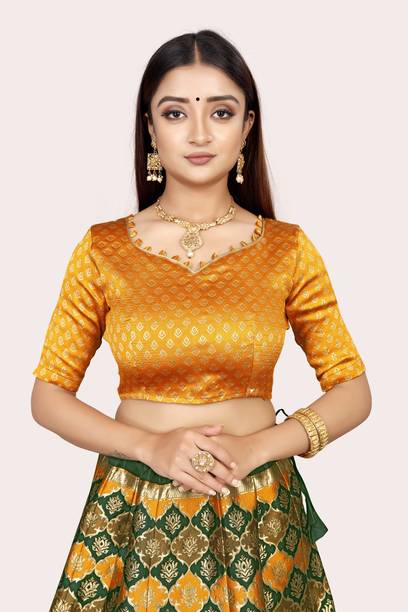 DISHWA FASHION Self Design Semi Stitched Lehenga Choli - Image 4