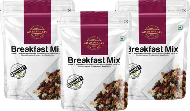 KHARAWALA'S Breakfast Mix Healthy Start for Healthy Life Pack of 3 (200gms each)