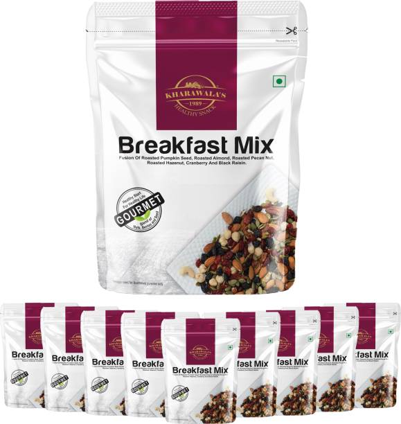 KHARAWALA'S Breakfast Mix Healthy Start for Healthy Life Pack of 10 (200gms each)
