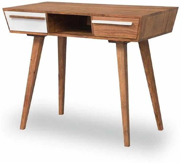 Divine Arts Sheesham Wood Office Desk Solid Wood Study Table