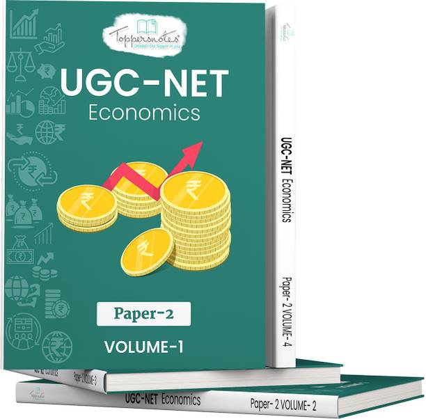 UGC-NET Paper 2 Economics Study Material In English Exam Book -Set Of 4