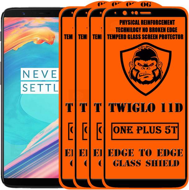 TWIGLO Edge To Edge Tempered Glass for OnePlus 5T