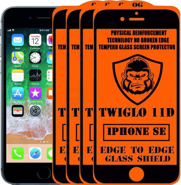 TWIGLO Edge To Edge Tempered Glass for IPHONE SE 2(2020)