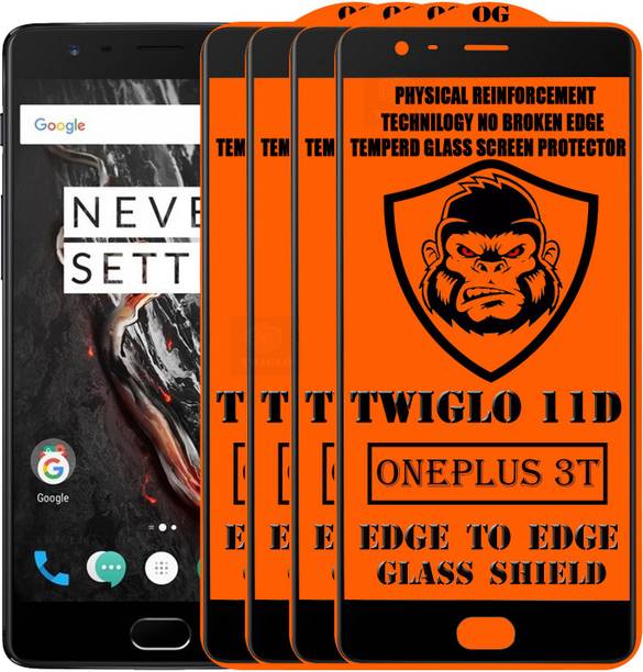 TWIGLO Edge To Edge Tempered Glass for OnePlus 3T
