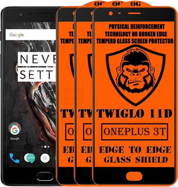 TWIGLO Edge To Edge Tempered Glass for OnePlus 3T