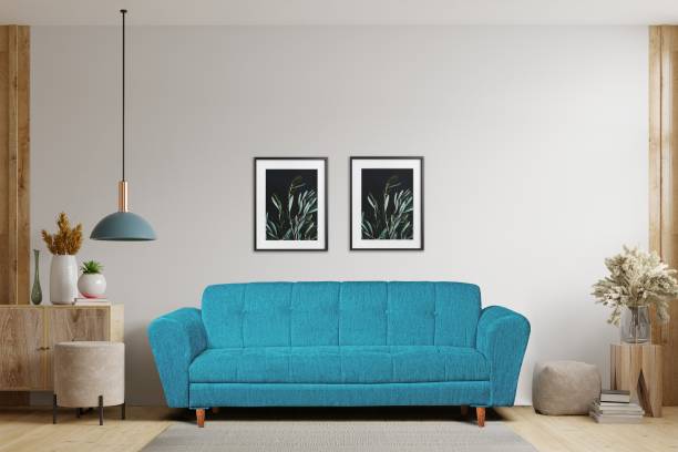 Seventh Heaven Milan 3 Seater Sofa, Extra Spacious, Chenille Molfino Fabric: 3 Year Warranty Fabric 3 Seater  Sofa
