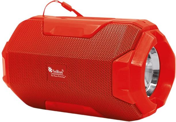 Soroo Sr-106-Red Flashlight Speakers/Bluetooth Speaker and Torch Speaker Mod