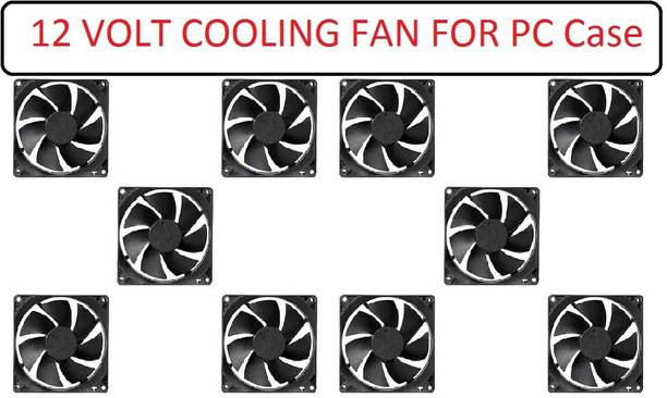 samest DC 12V Cooling Fan,DC 12V HIGH END Cooling Fan Pack of 10 SM014 Cooler