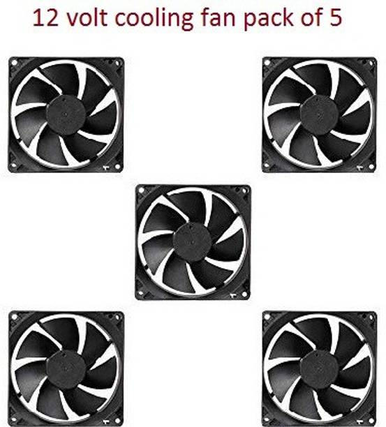 samest (Pack of 5) DC 12 VOLT Cooling Fan for PC Case SM009 Cooler