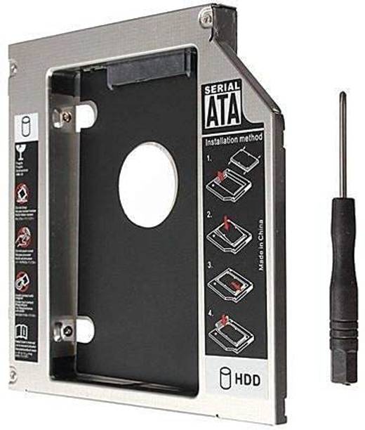 TERABYTE 2.5''Internal SATA Second HDD 9.5MM Caddy CD/DVD-ROM to Expanded Data Storage 2.5 inch 9.5MM Internal Hard Drive Enclosure/HDD CADDY
