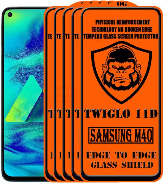 TWIGLO Edge To Edge Tempered Glass for SAMSUNG M40