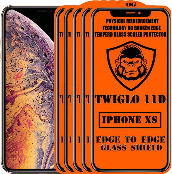 TWIGLO Edge To Edge Tempered Glass for Apple iPhone XS