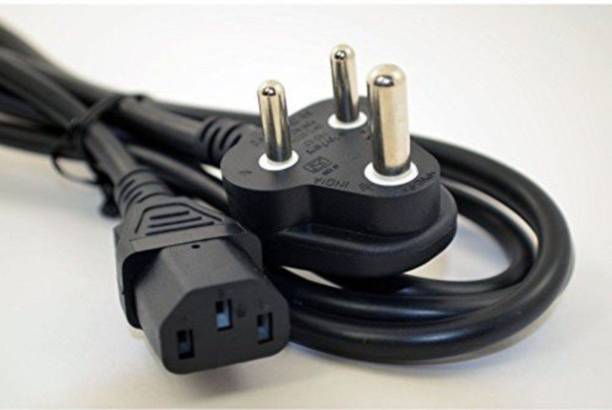 FOX MICRO Power Cord 1.5 m Computer / Printer / Desktop / Pc / Smps Power Cable Cord Black / PC Cable (1.5 Meter PACK OF 2 POWER CORD )