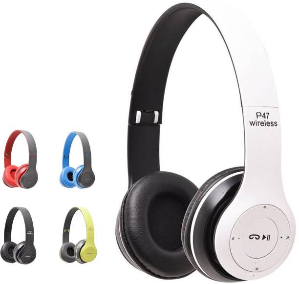 IMMUTALE P47 Wireless Bluetooth Headphones 5.0+EDR with Volume Control,T8 Smart Headphones