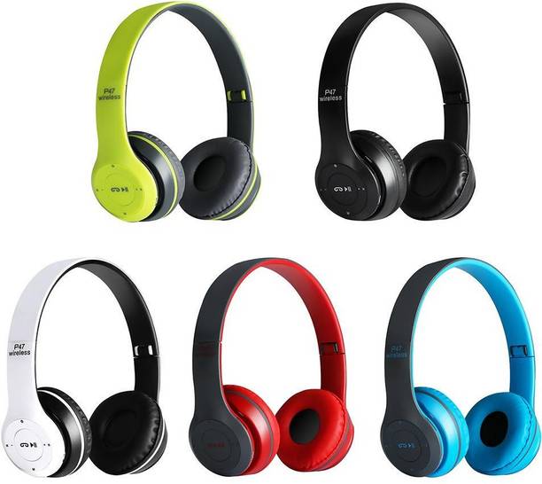 IMMUTALE P47 Wireless Bluetooth Headphones 5.0+EDR with Volume Control,T16 Smart Headphones
