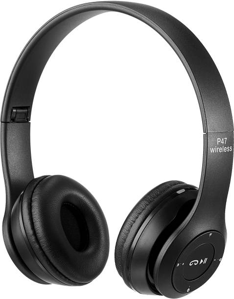 IMMUTALE P47 Wireless Bluetooth Headphones 5.0+EDR with Volume Control,T11 Smart Headphones