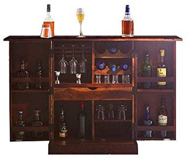 ORMEE Solid Wood Bar Cabinet