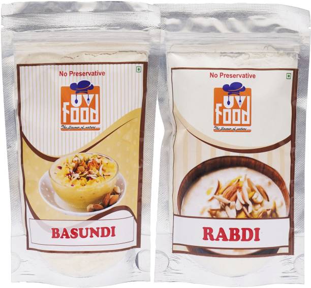 The UV Food UV's Special Combo- Dryfruit Basundi &amp; Rabdi (Instant Mix &amp; Premix) 250 g