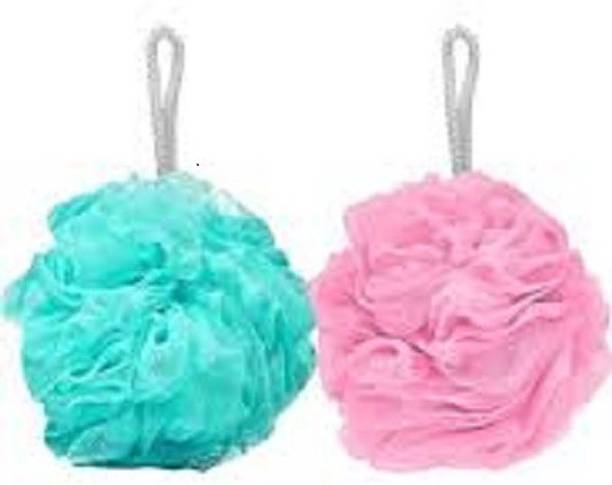 CareHut 2 Pieces multicolour Bath Loofah for men,women,girls,boys and kids