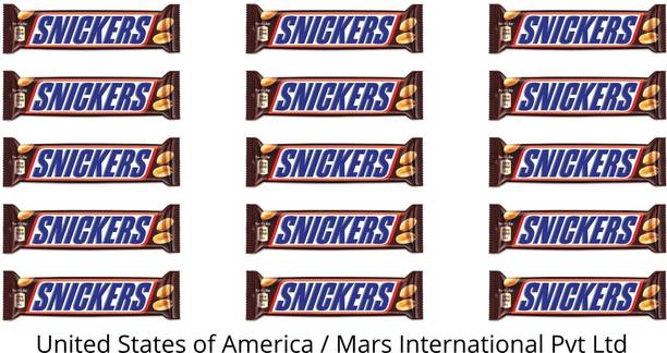 SNICKERS Fully Loaded With Peanut Filled With Caramel (IMPORTED) (Pack Of 15) Bars