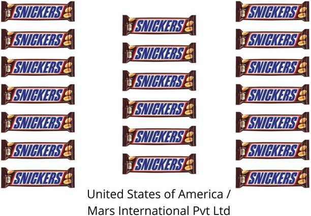 SNICKERS Fully Loaded With Peanut Filled With Caramel (IMPORTED) (Pack Of 20) Bars