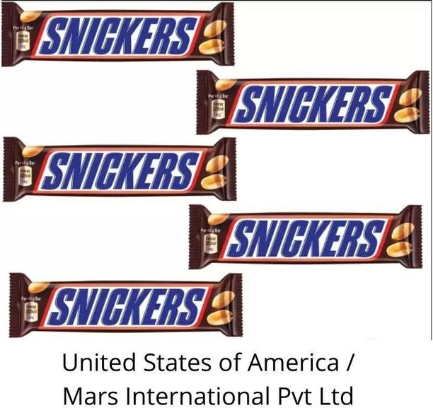 SNICKERS Fully Loaded With Peanut Filled With Caramel (IMPORTED) (Pack Of 5) Bars