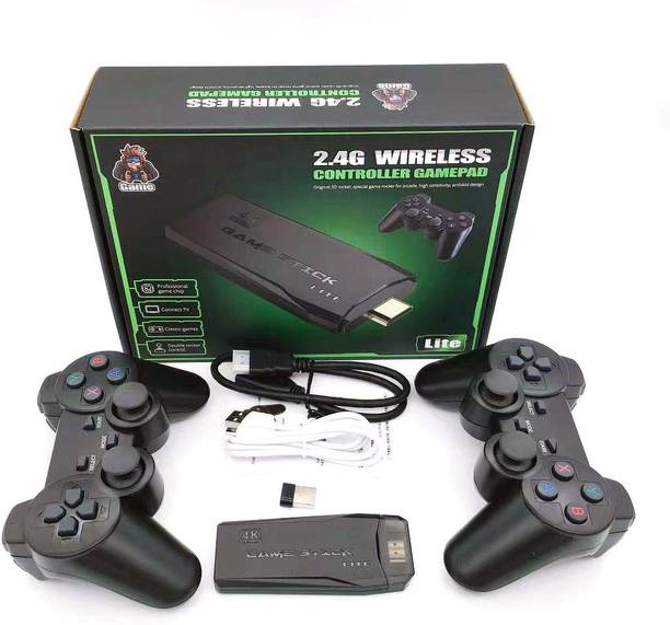Aoko GameStick 2.4G Wireless Controller 4K HD Console Built-in 10k+ Retro Games Anniversary Edition