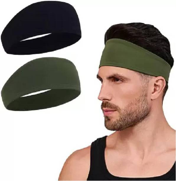 plutoprom Running Sweat Head Bands for Sports - Athletic Sweatbands for Workout/Exercise, Hair Band