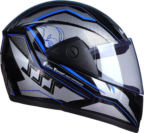 अर्बन कैरीयर ABS Material Shell Full Face Helmet, Unti UV Scratch resistance मोटरबाइक हेलमेट