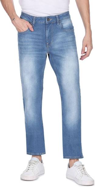 FLYING MACHINE Men Tapered Fit Mid Rise Blue Jeans