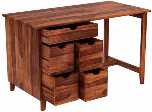 Divine Arts Sheesham Wood Office Desk & Study table for Home * Office Solid Wood Study Table