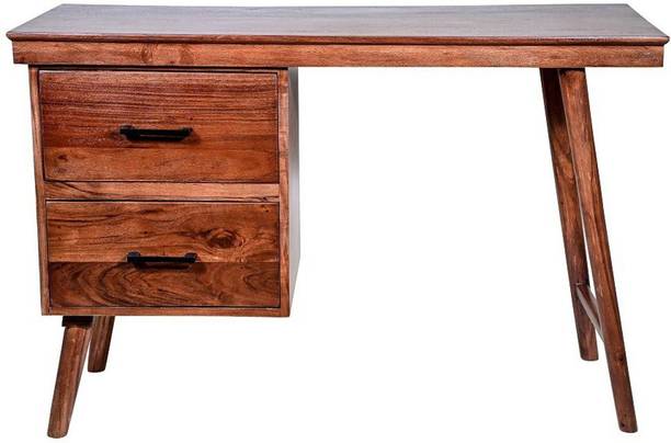SMAART CRAAFTS Solid Wood Console Table (Finish Color - Teak Fini