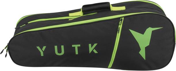 YUTK Badminton Squash Racket Shoulder Bag for 7Racquet Waterproof (3 zipper)