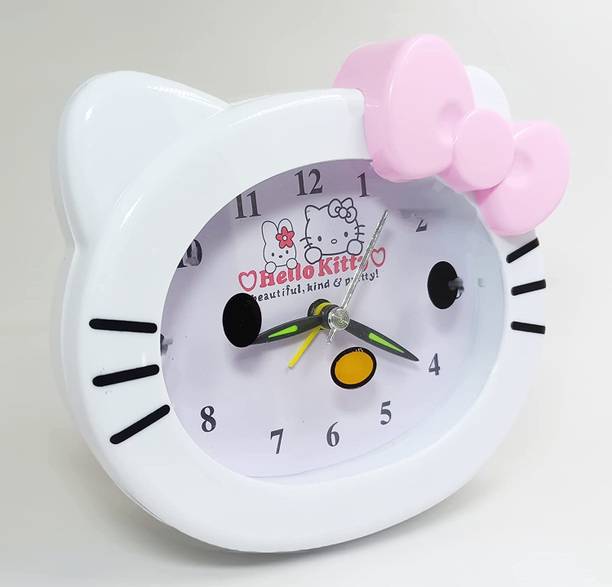 Nutts Analog White Clock