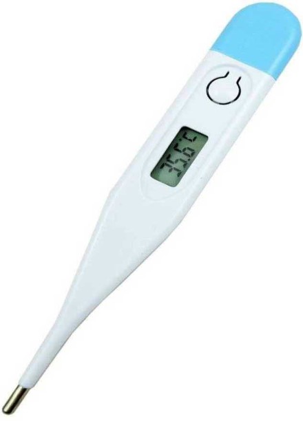 Pink Digital Body Thermometer 8 Seconds Fast Reading Oral Ráctal Underarm Fever Check LCD Display Electronic Thermometer for Baby Kids Adults