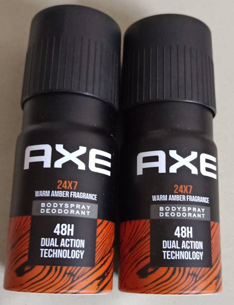 AXE Recharge + 24x7 Spray 150ml Pack of 2 Deodorant Spray  -  For Men & Women