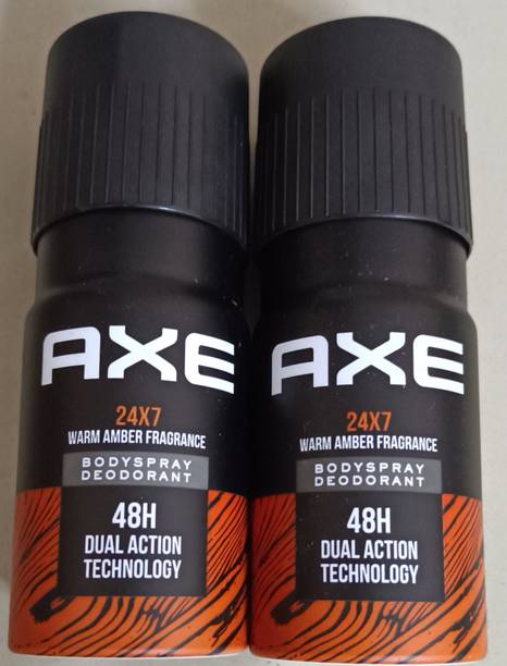 AXE Recharge 24x7 Bodyspray, 150ml (Pack of 2) Deodorant Spray  -  For Men