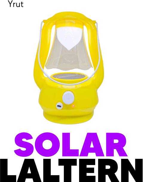 yRut New Look Emergency Laltern With Solar Charge Emergency Light , 4 HOURS BACKUP Lantern Emergency Light
