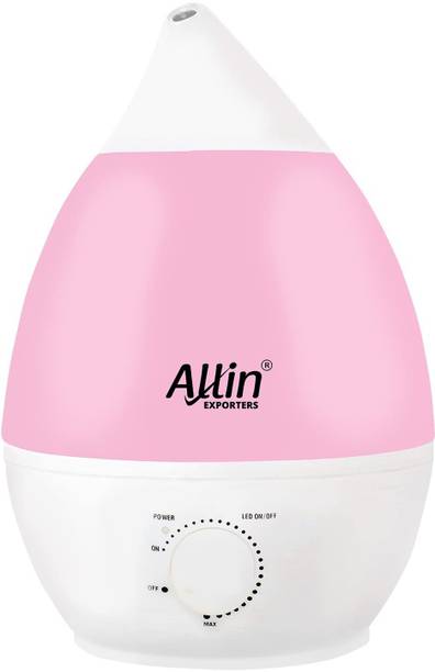 Allin Exporters Room Cool Mist Ultrasonic Humidifier Automatic Shut-Off and Mist Level Control Air Purifier for Home Office Bedroom Baby Room Humidifier