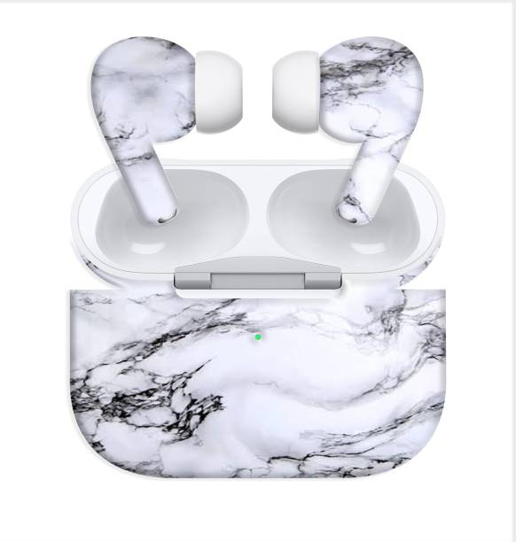 OggyBaba Apple Airpods Pro, Marble White Mobile Skin