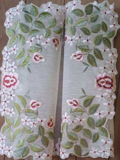 MODE4BRO Green, White 91 cm Table Runner