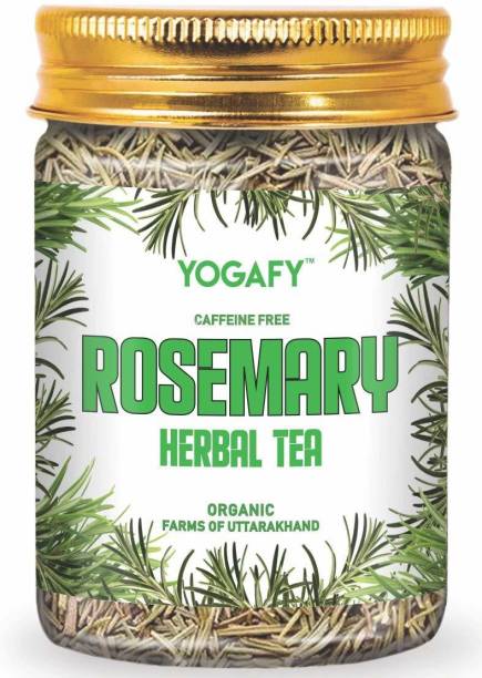 YOGAFY Organic Rosemary Leaves (Herbal Tea) for Improving memory |100 Gram | Rose Herbal Tea Plastic Bottle
