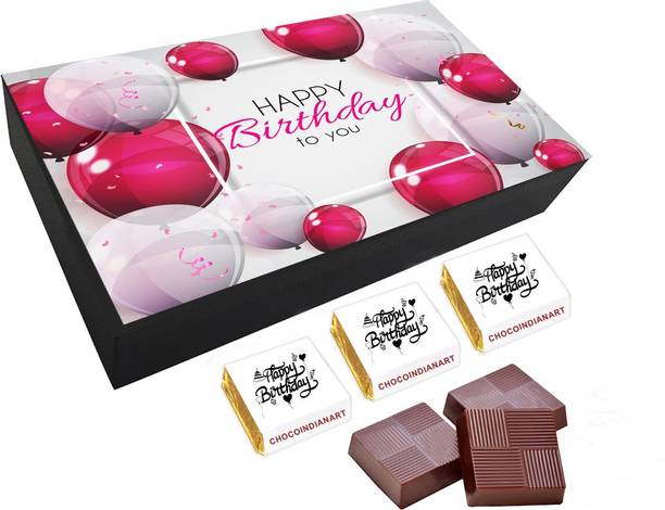 चोचोइंडियानार्ट Special Happy Birthday Day, 06pcs Delicious Chocolate Gift 6,